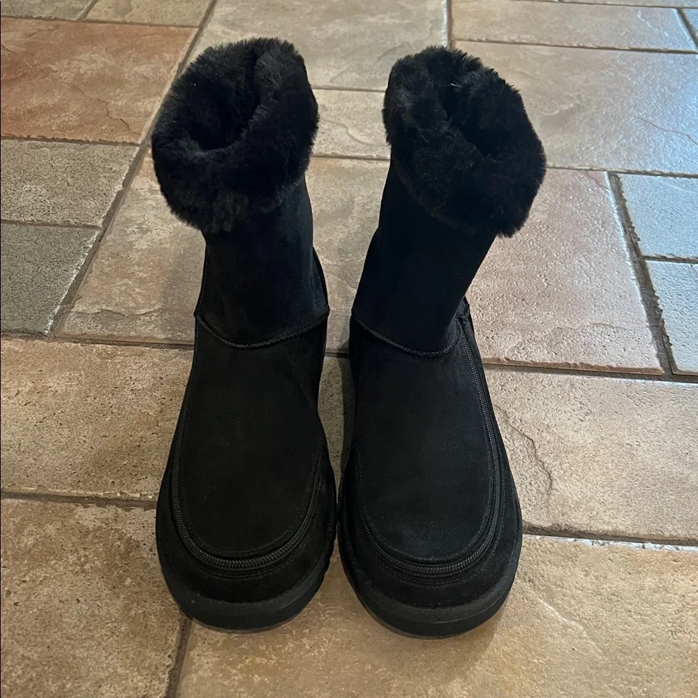 Billy Cozy ll Women's Black Fur-Lined Boots sz 9.5 - Picture 2 of 7
